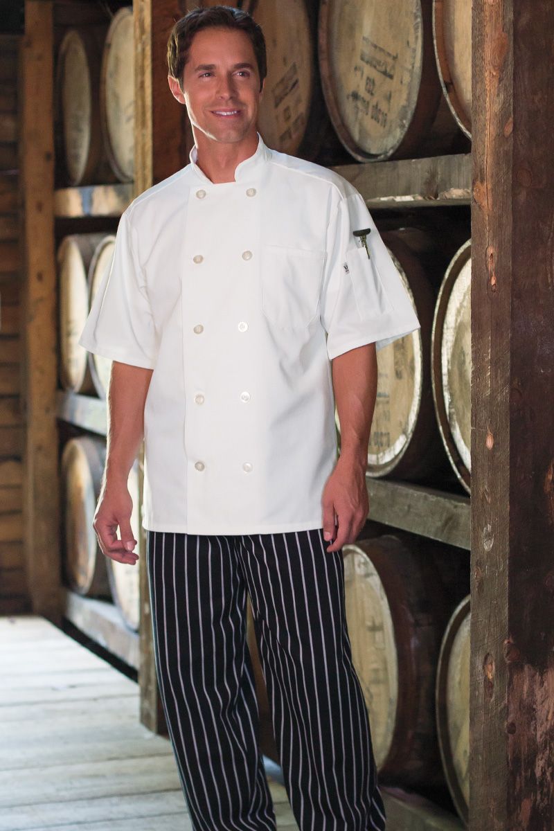 Uncommon Threads White South Beach Chef Coat