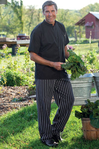 Uncommon Threads Chalkstripe Traditional Chef Pant (2")