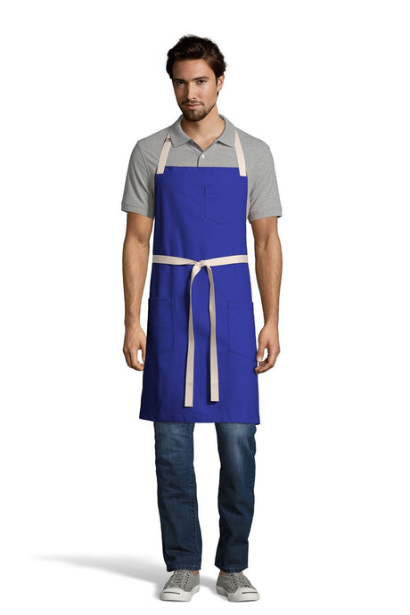UT Black Collection Deep Royal Vibe Bib Apron