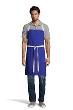 Load image into Gallery viewer, UT Black Collection Deep Royal Vibe Bib Apron