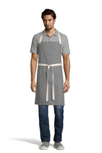 Load image into Gallery viewer, UT Black Collection Grey Vibe Bib Apron