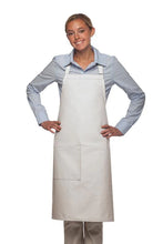 Load image into Gallery viewer, Cardi / DayStar White Deluxe Butcher Adjustable Apron (1 Pocket)