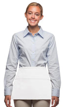 Load image into Gallery viewer, Cardi / DayStar White Deluxe Waist Apron (3 Pockets)