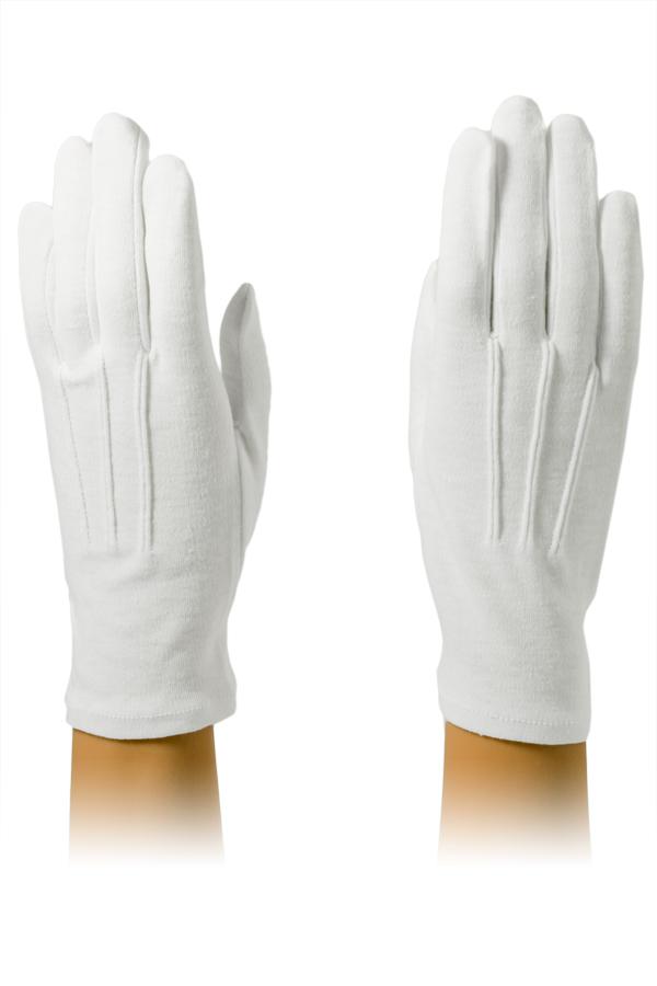 White Cotton Housekeeping Gloves  UniformsInStock.com