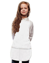 Load image into Gallery viewer, Cardi / DayStar White Kid&#39;s Bib Apron (2 Pockets)