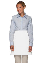 Load image into Gallery viewer, Cardi / DayStar White Half Bistro Apron (No Pockets)