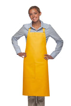 Load image into Gallery viewer, Cardi / DayStar Yellow Deluxe Butcher Adjustable Apron (1 Pocket)