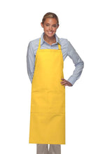 Load image into Gallery viewer, Cardi / DayStar Yellow Deluxe XL Butcher Adjustable Apron (2 Pockets)