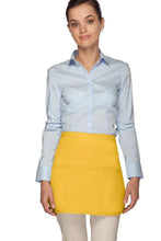 Load image into Gallery viewer, Cardi / DayStar Yellow Rounded Waist Apron (3 Pockets)