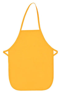Cardi / DayStar Yellow Kid's XL Bib Apron (No Pockets)