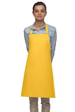 Load image into Gallery viewer, Cardi / DayStar Yellow Deluxe Bib Adjustable Apron (No Pockets)