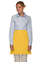 Load image into Gallery viewer, Cardi / DayStar Yellow Half Bistro Apron (No Pockets)